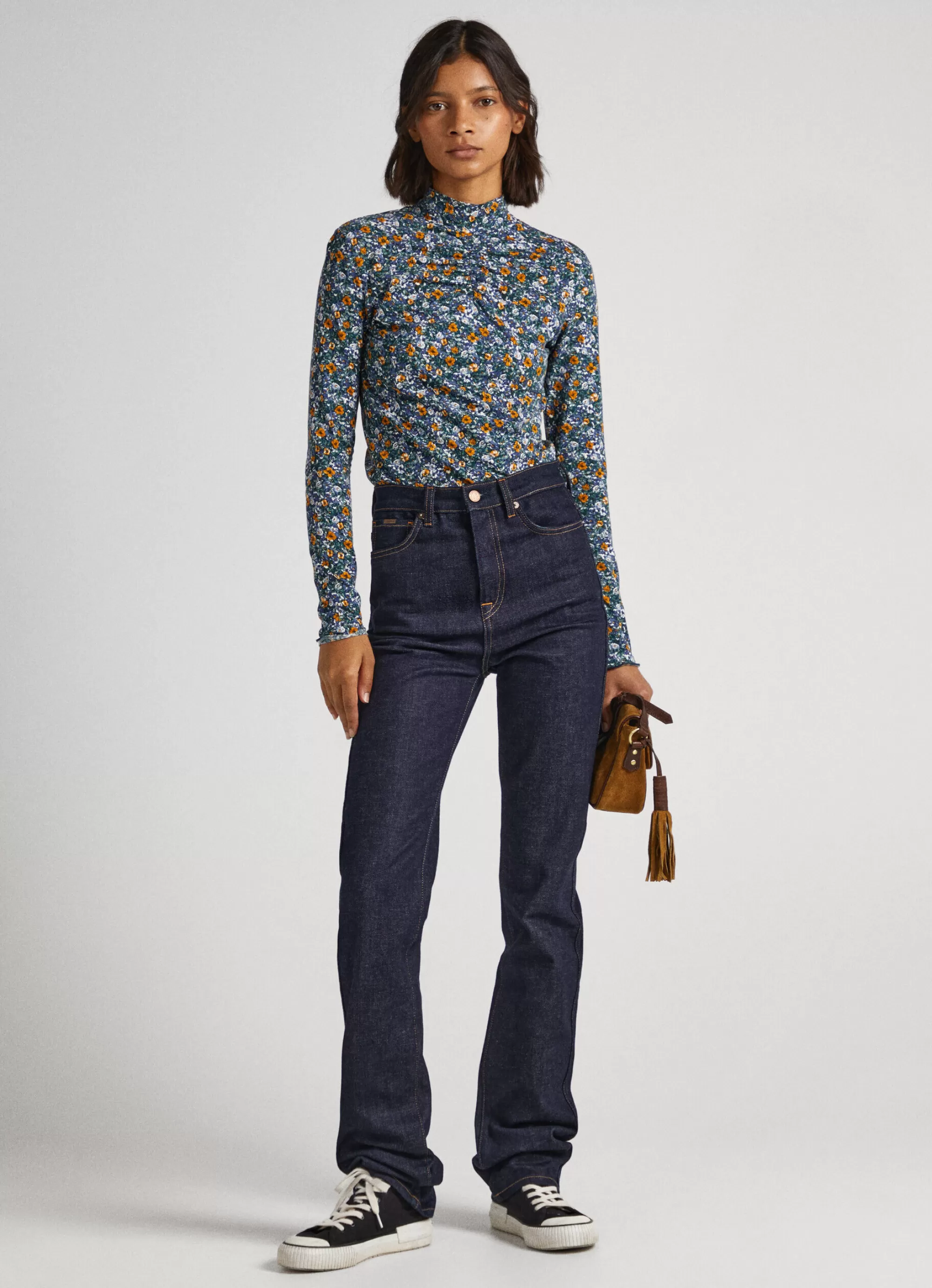 Mulher Pepe Jeans T-Shirts>T-Shirt Padrao Floral