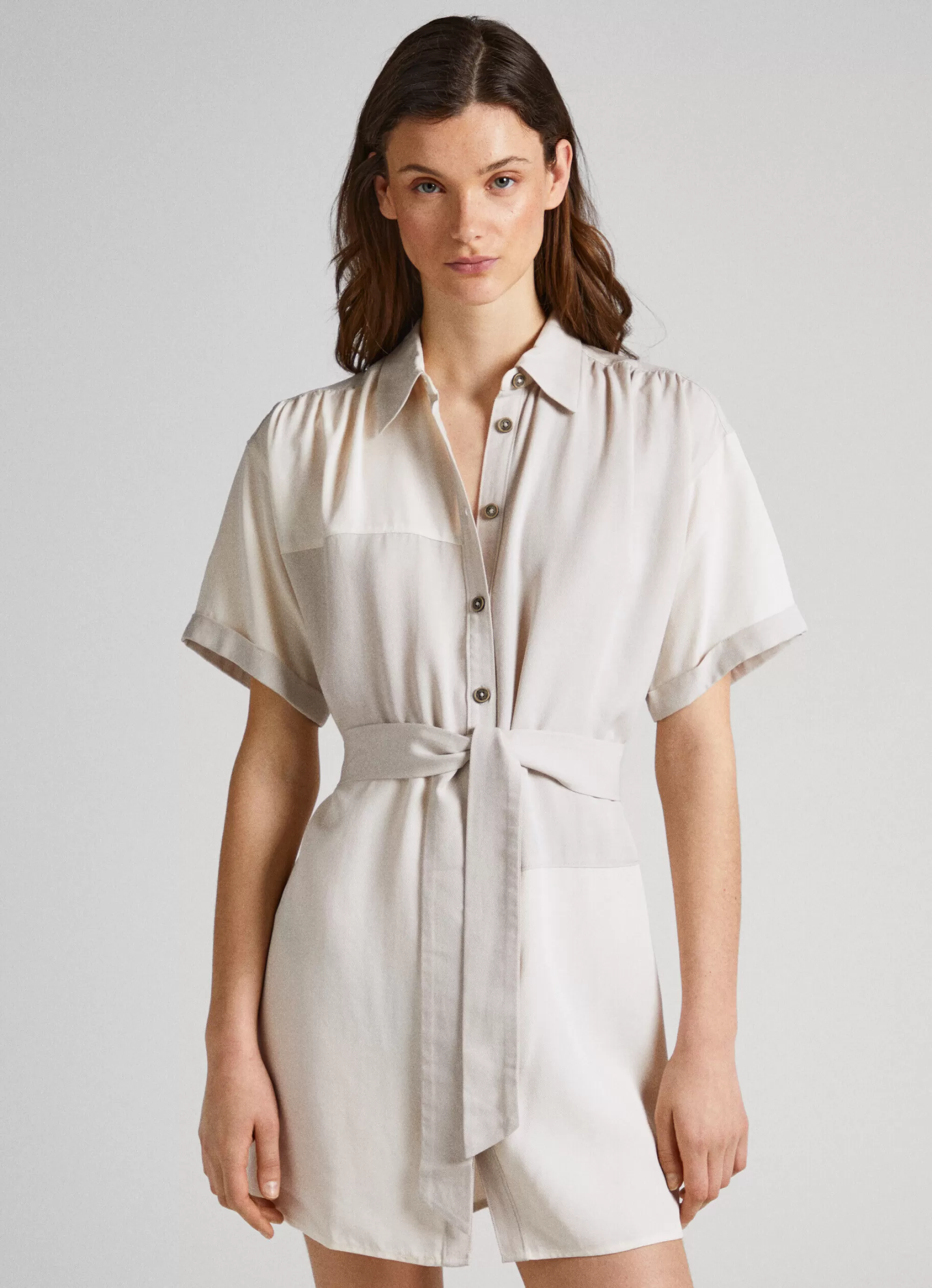 Mulher Pepe Jeans Vestidos E Macacões>Vestido De Efeito Patch