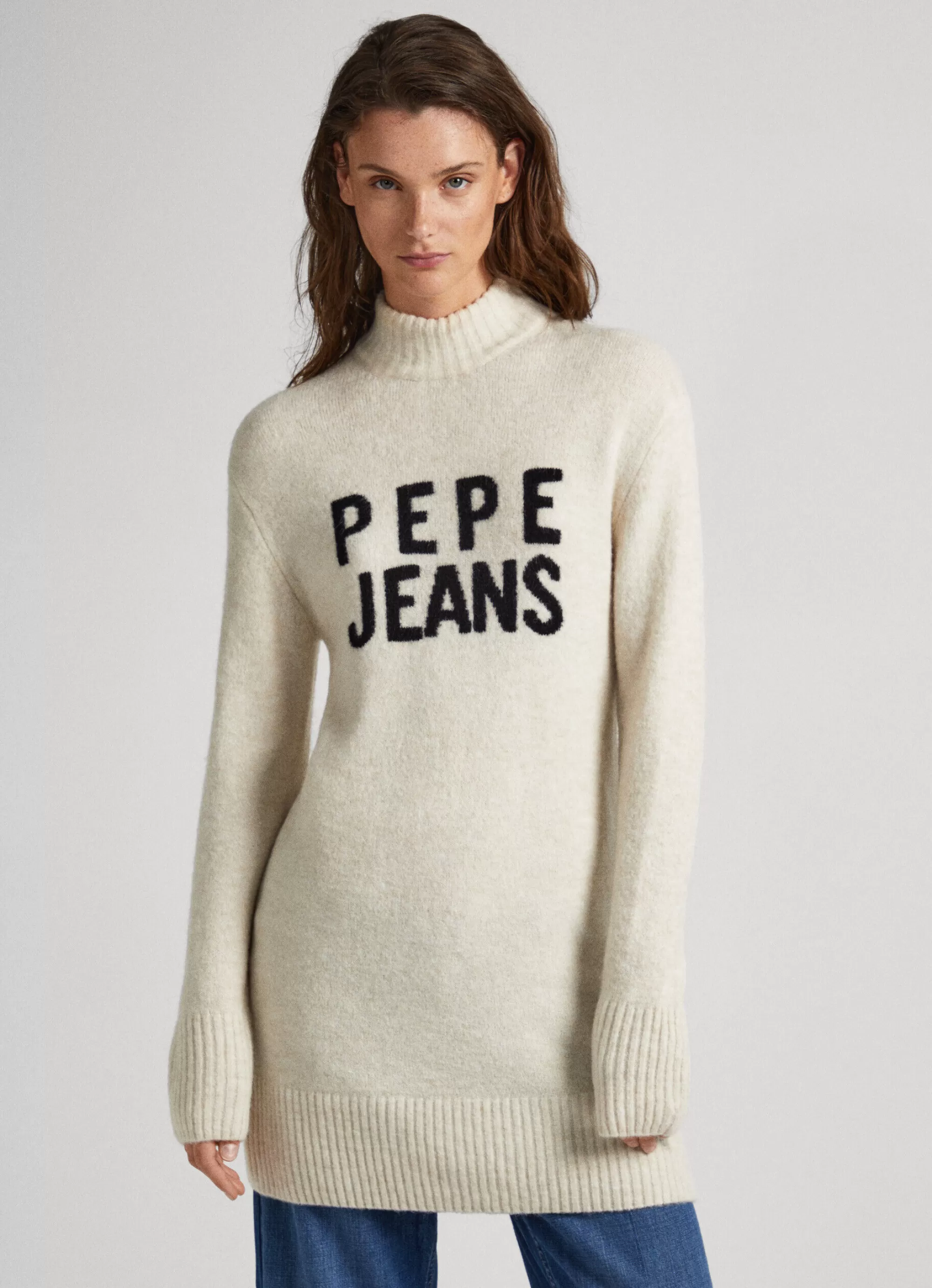 Mulher Pepe Jeans Vestidos E Macacões>Vestido Logo Bordado