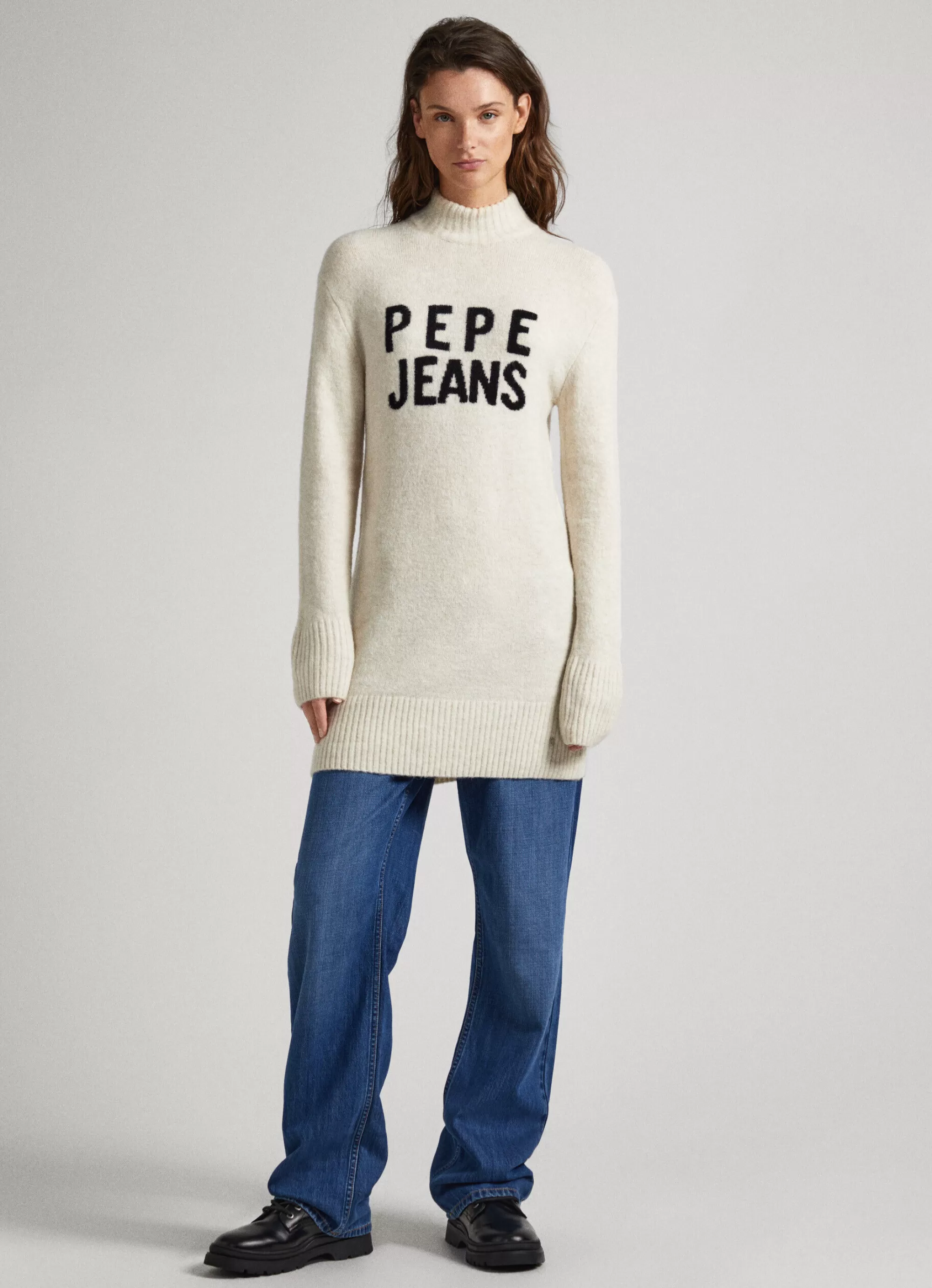 Mulher Pepe Jeans Vestidos E Macacões>Vestido Logo Bordado