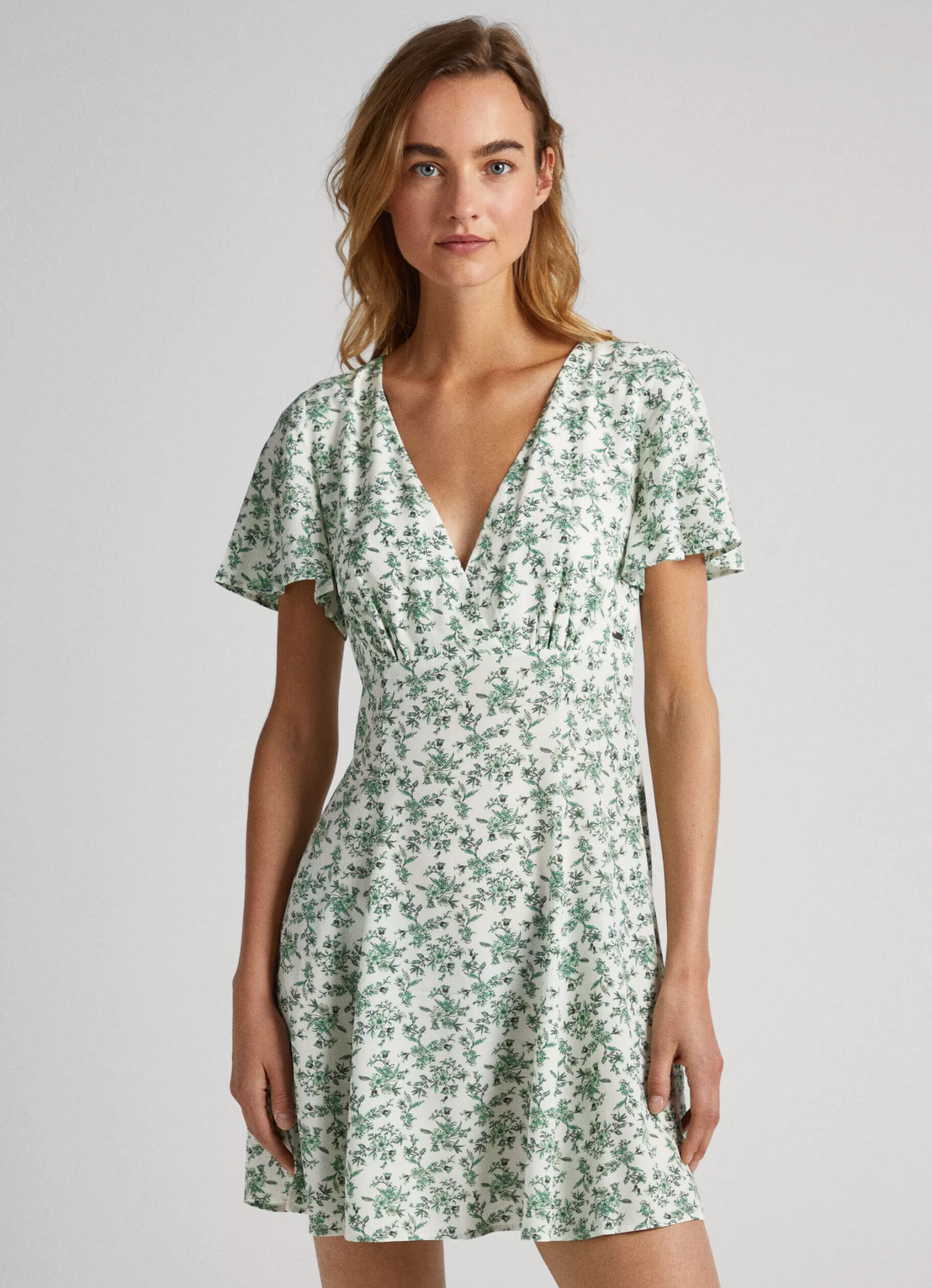 Mulher Pepe Jeans Vestidos E Macacões>Vestido Padrao Floral