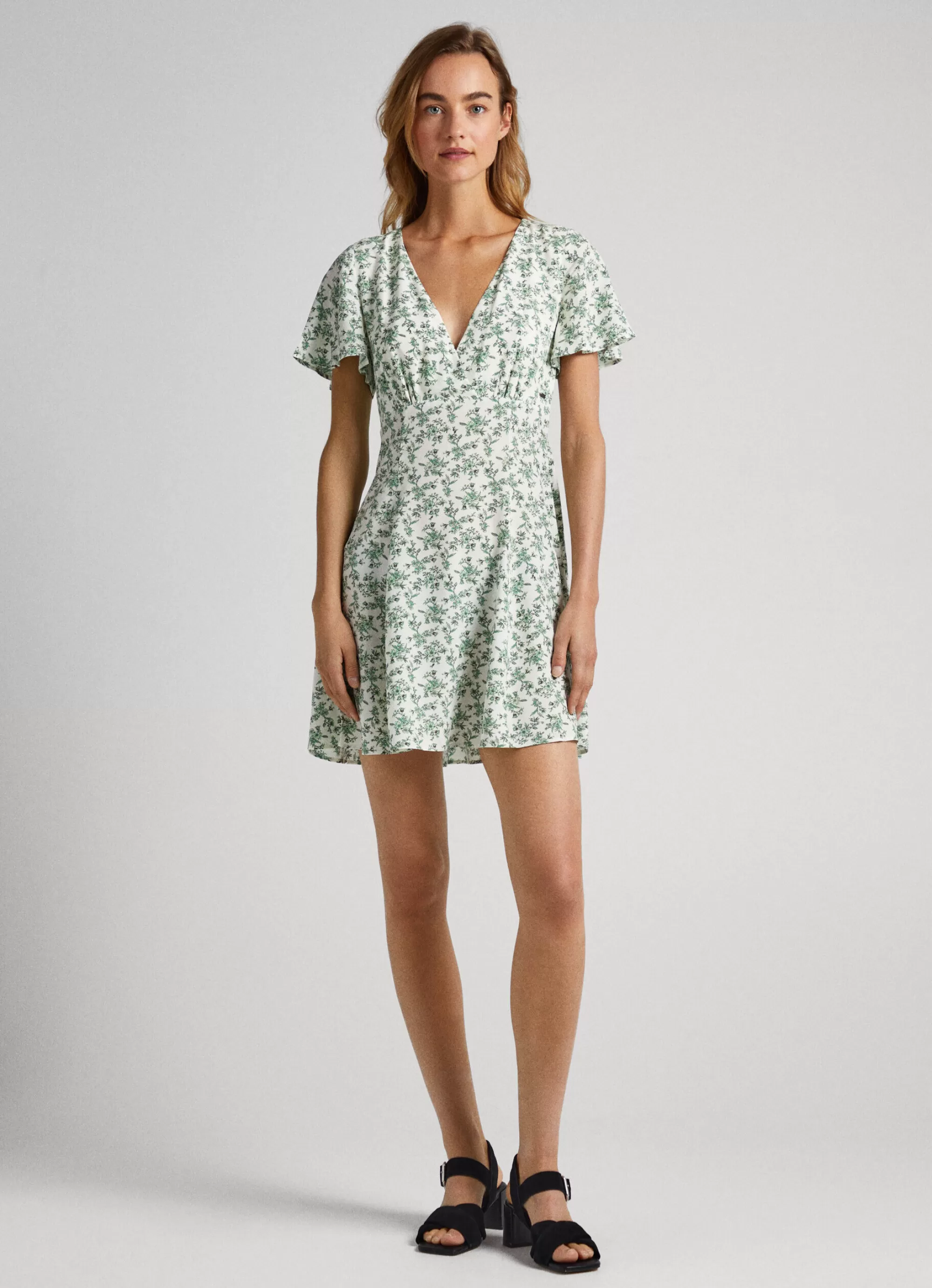 Mulher Pepe Jeans Vestidos E Macacões>Vestido Padrao Floral