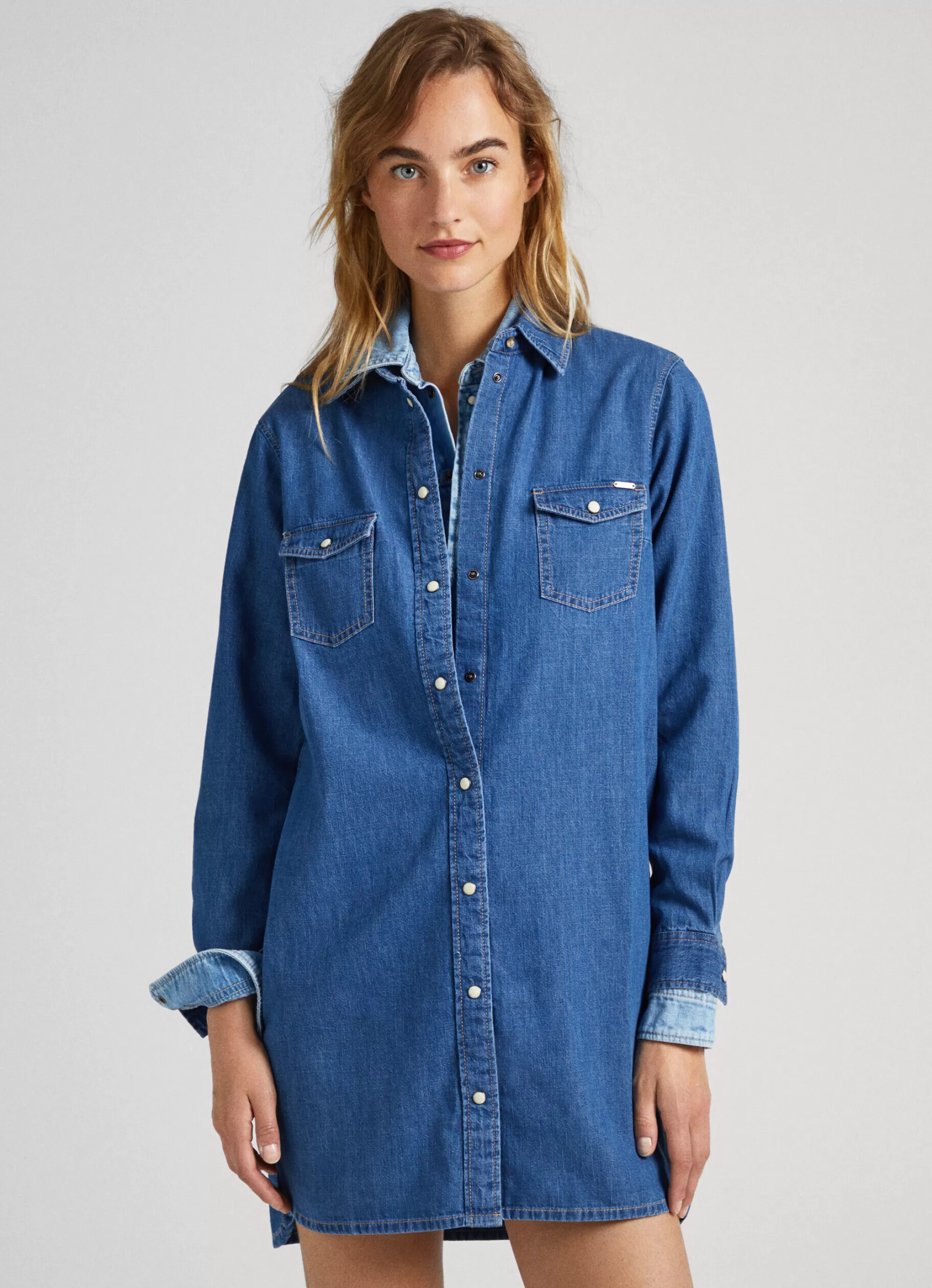 Mulher Pepe Jeans Vestidos E Macacões>Vestido Regular Fit