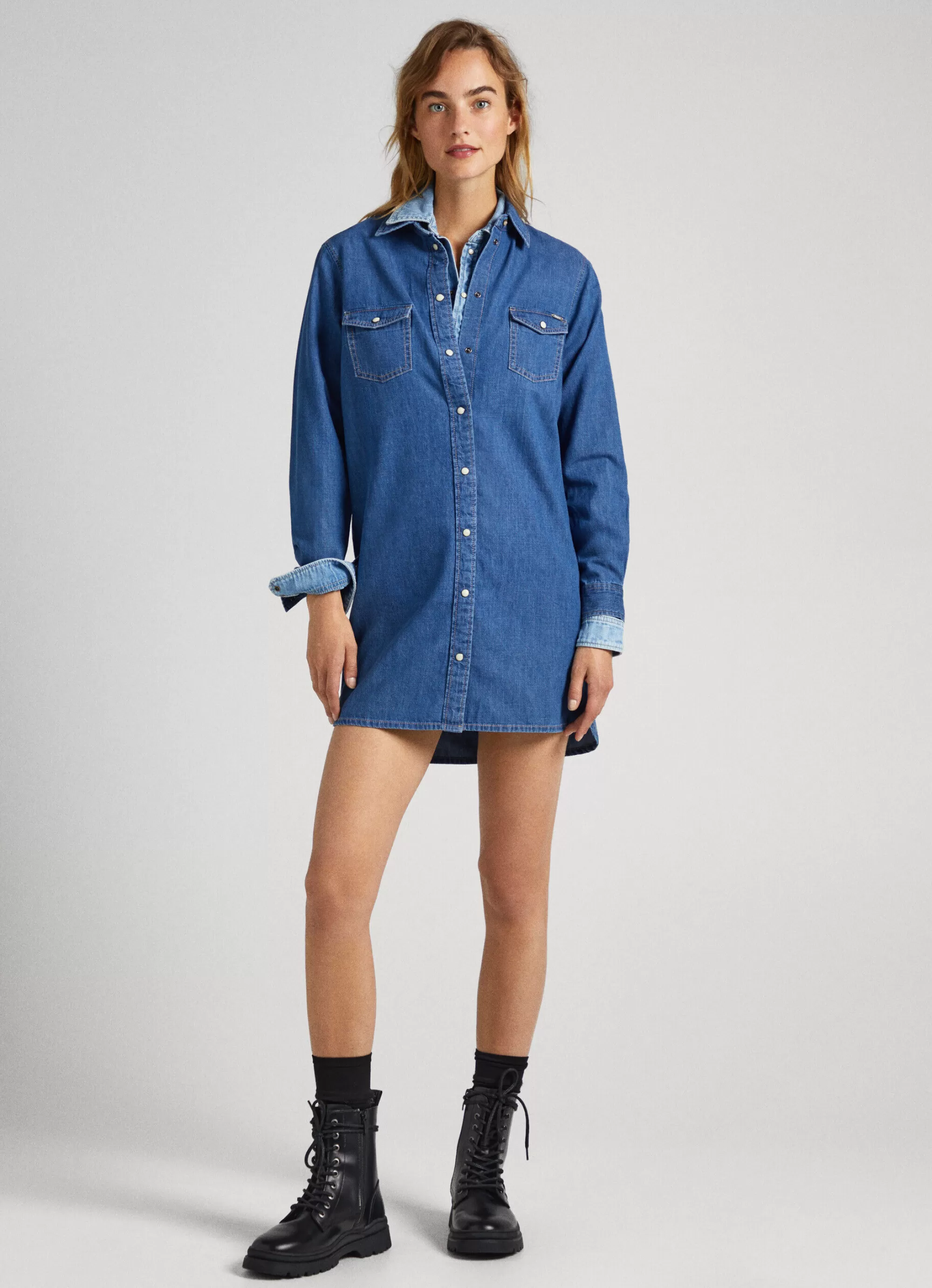 Mulher Pepe Jeans Vestidos E Macacões>Vestido Regular Fit